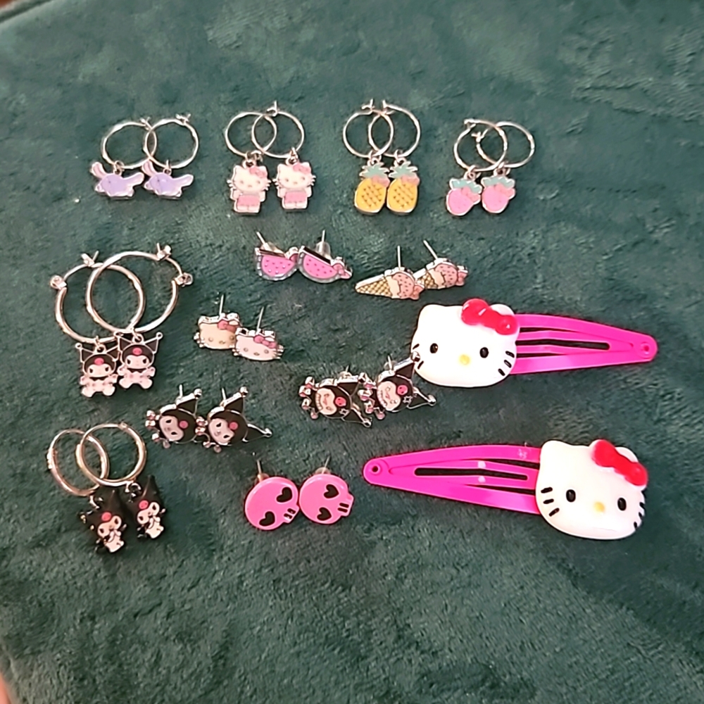 Sanrio earring bundle